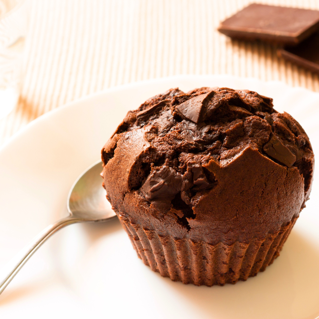 Gut-Loving Chocolate Banana Nut Butter Muffins
