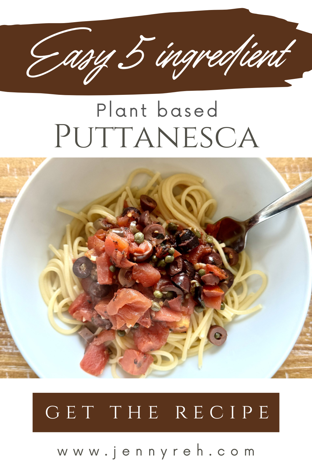 Easy 5 ingredient Pasta Puttanesca 🍝