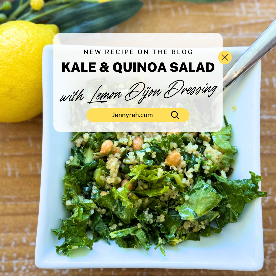 Kale Quinoa Salad with Lemon Dijon Dressing