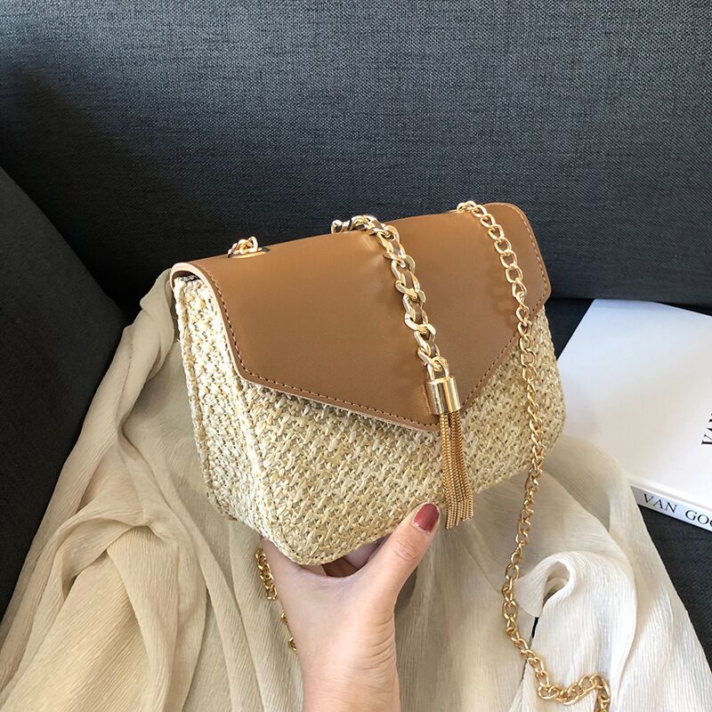 Square Straw Bag